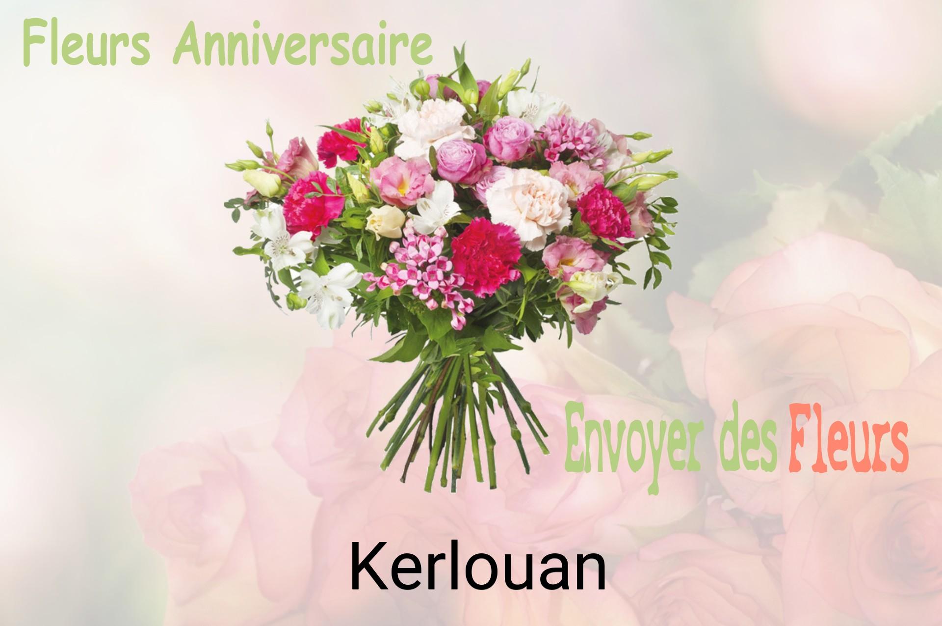 Bouquet de fleurs d’anniversaire livré à Kerlouan